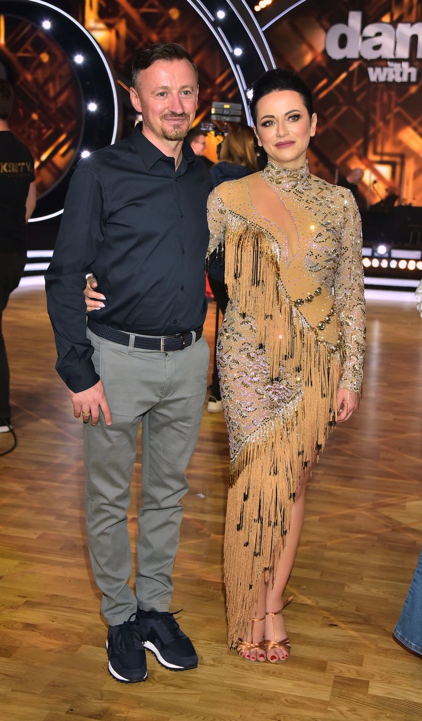 Adam Małysz z żoną