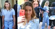 Skrępowana Maja Chwalińska wychodzi ze studia "Dzień Dobry TVN". Jeszcze nie przywykła do medialnego zainteresowania? (ZDJĘCIA)