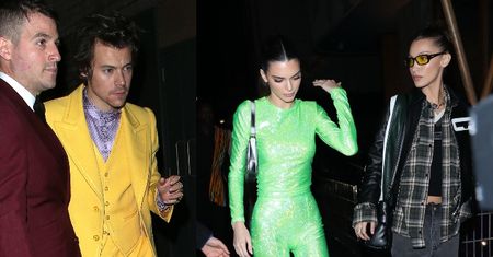 "Zielona" Kendall Jenner imprezuje z "żółtym" Harrym Stylesem na after party po Brit Awards. Stara miłość nie rdzewieje? (ZDJĘCIA)