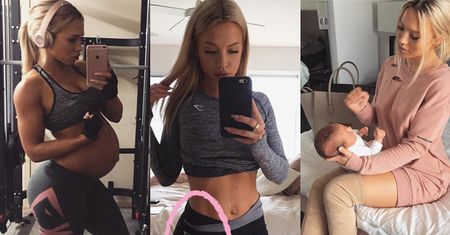 "Fit mama" oszukiwała fanki i RETUSZOWAŁA ZDJĘCIA PO PORODZIE?