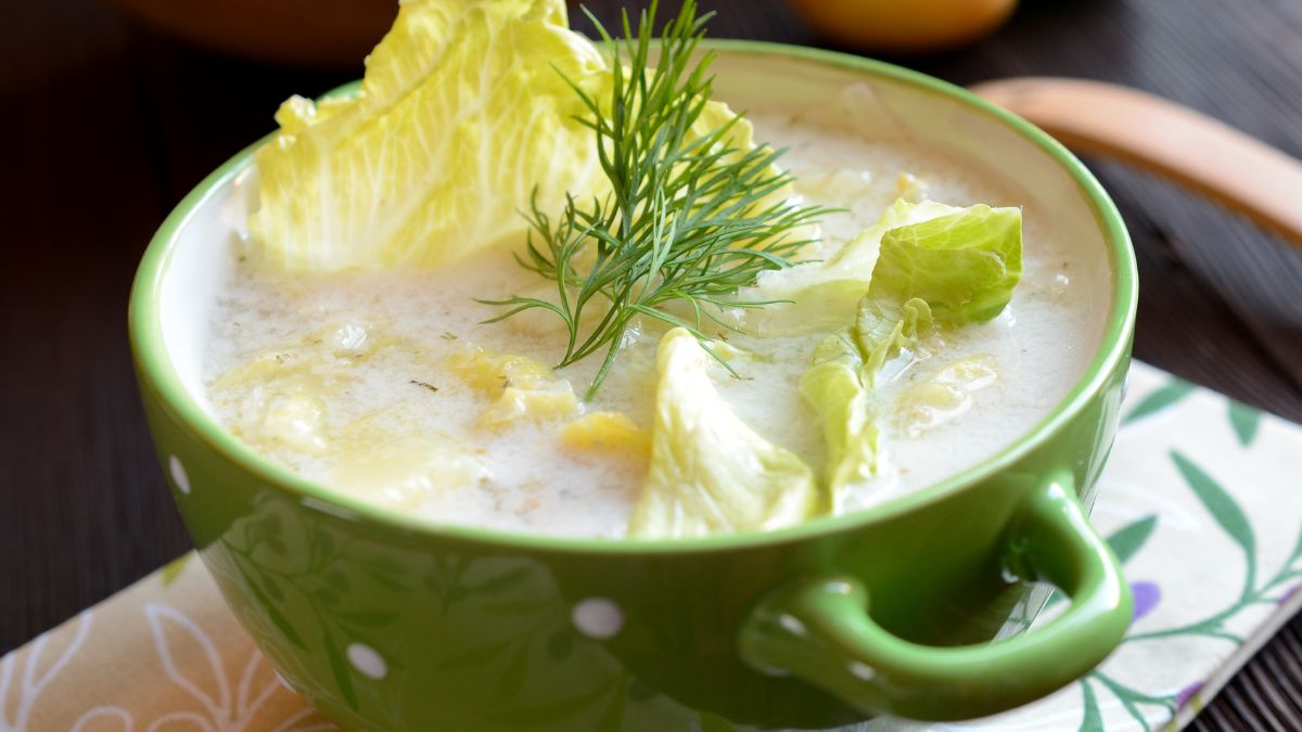 Polewka wielkopolska na kwaśnym mleku