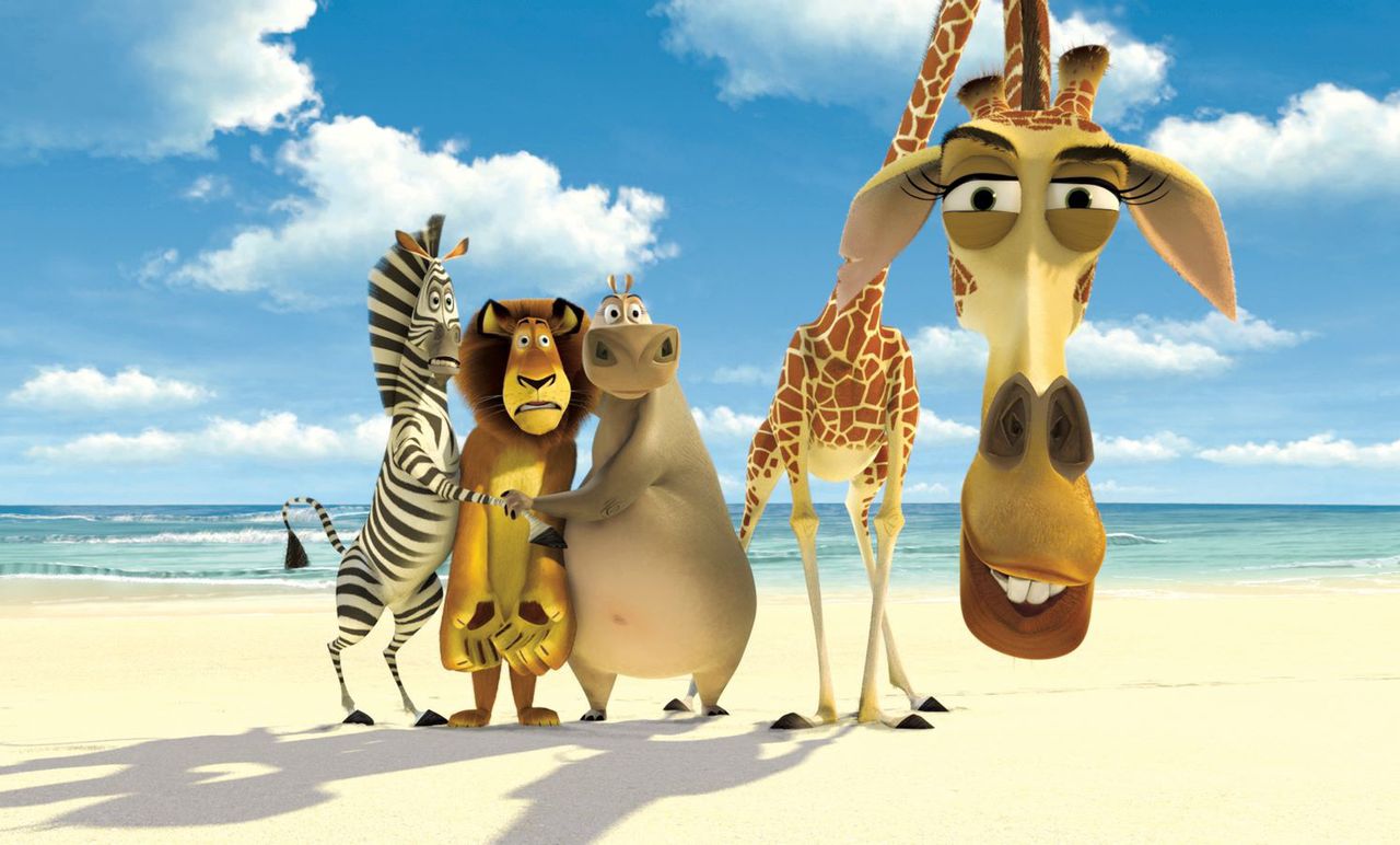 Bohaterowie filmu "Madagaskar"