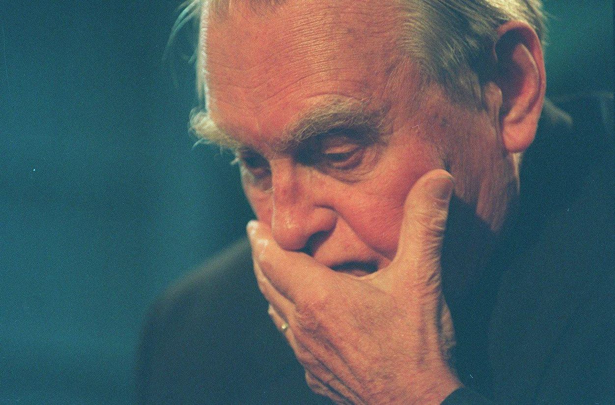 Poeta Czesław Miłosz w 1996 r.