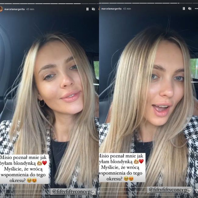 Marcela Leszczak została blondynką