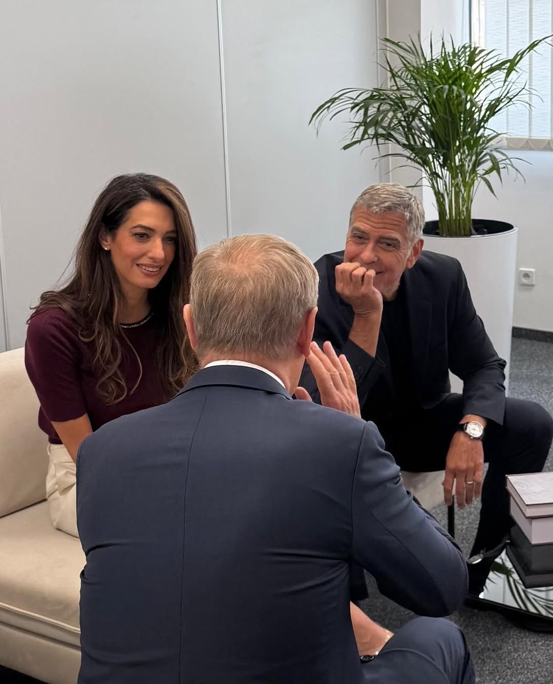 George Clooney, Amal Clooney, Donald Tusk