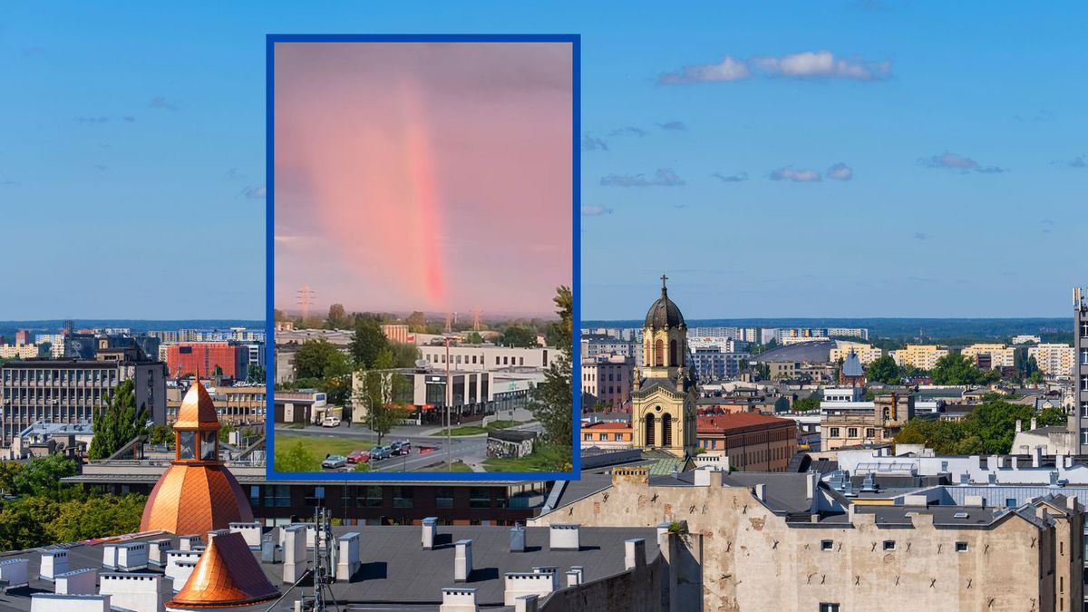 Dziwne zjawisko na niebie. Mieszkanka Łodzi pokazała zdjęcie