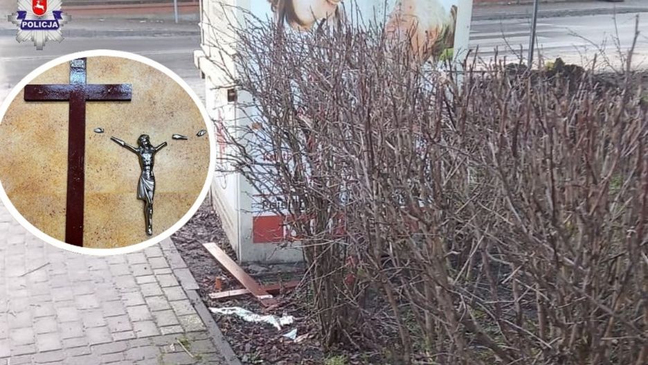 Sprawcy ukradli krzyż z kościoła