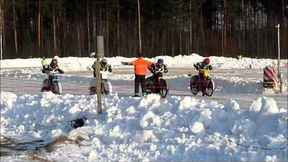 Ice Speedway: Mats Jarf zdobył tytuł indywidualnego mistrza Finlandii (wideo)