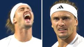 Oszalał z radości po serwisie. Nagle mina mocno mu zrzedła