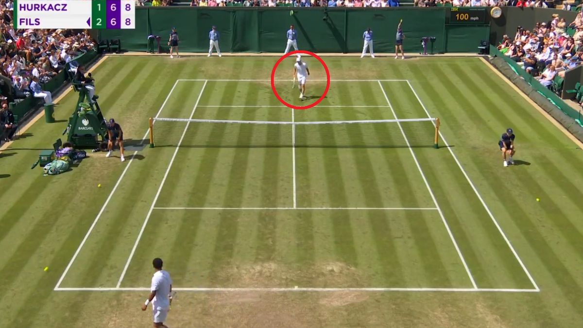 Zdjęcie okładkowe artykułu: Twitter / Wimbledon / Na zdjęciu: Hubert Hurkacz, który nie był w stanie kontynuować gry