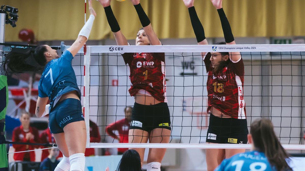 Materiały prasowe / CEV / Na zdjęciu: mecz Calcit Kamnik - SC Poczdam