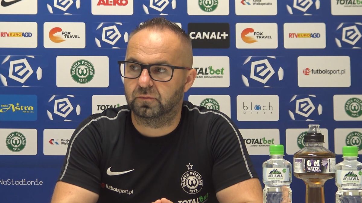 YouTube / Warta Poznań / Na zdjęciu: trener Piotr Tworek