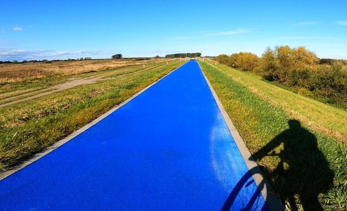 Gdańsk. Niebieska trasa rowerowa 