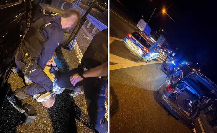 wiadomości,aktualności,WP Wiadomości Akcja policji na A2. Ujęli dwóch Rosjan