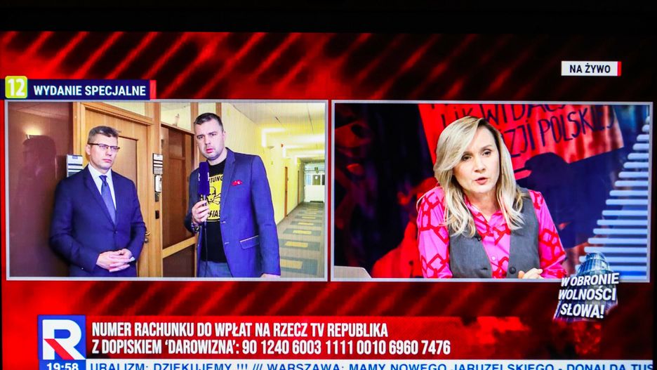 Relacja TV Republika po rewolucji w mediach publicznych
