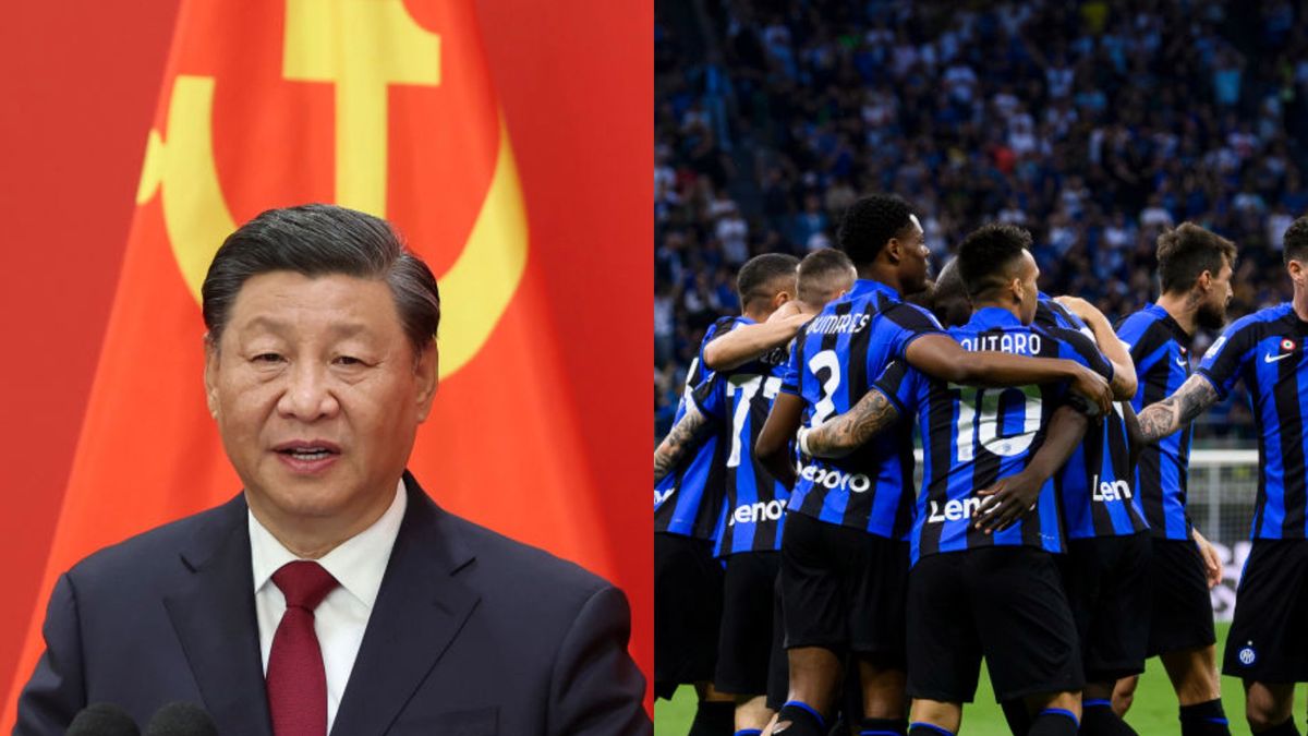 Getty Images / Lintao Zhang oraz  Nicolò Campo/LightRocket / Na zdjęciu: Xi Jinping oraz Inter Mediolan