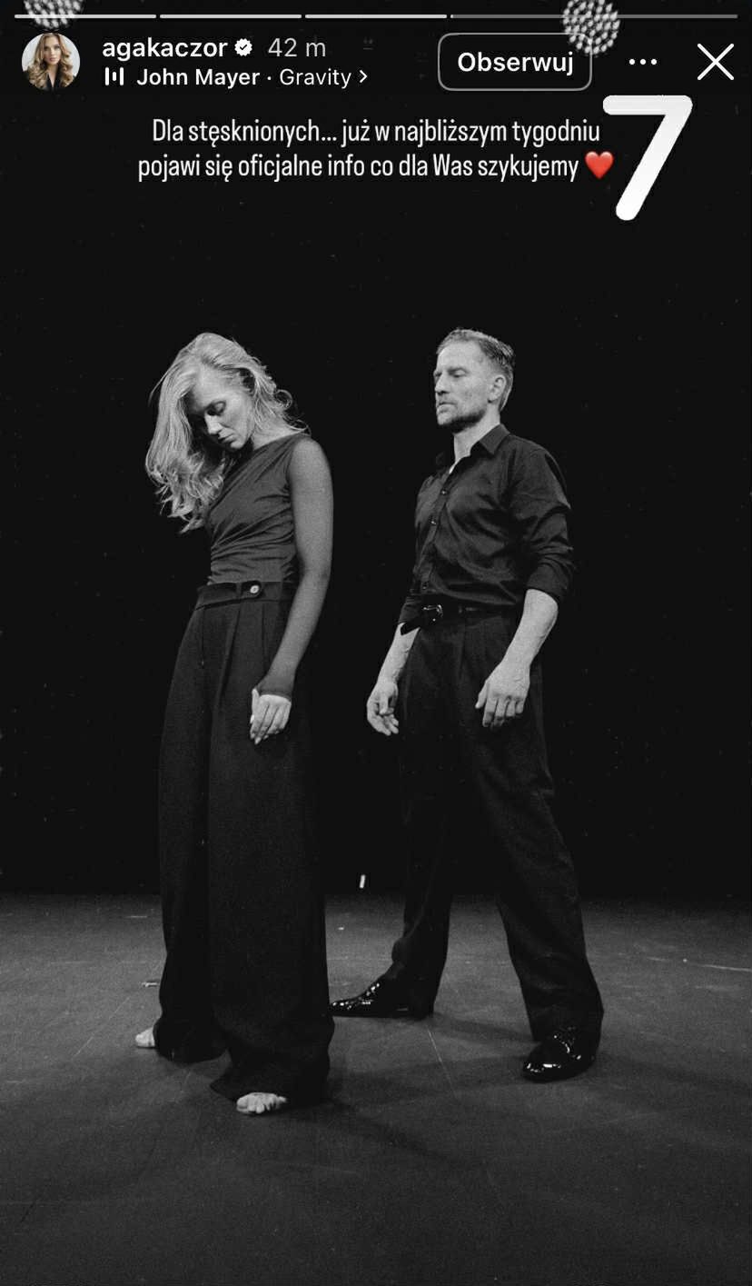 Agnieszka Kaczorowska, komunikat na Instagramie