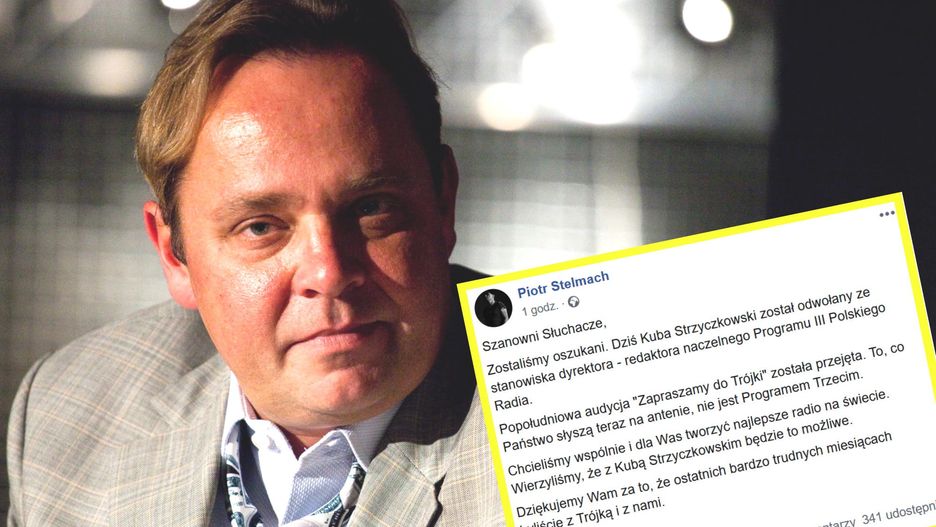 Po zwolnieniu Strzyczkowskiego dziennikarze Trójki mówią: "Zostaliśmy oszukani"