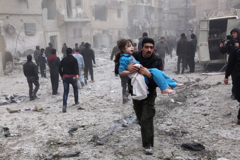Bombardowania Aleppo. Co najmniej dziewięcioro dzieci wśród ofiar