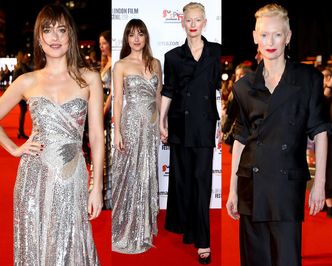 Dakota Johnson i Tilda Swinton promują "Suspirię" w Londynie