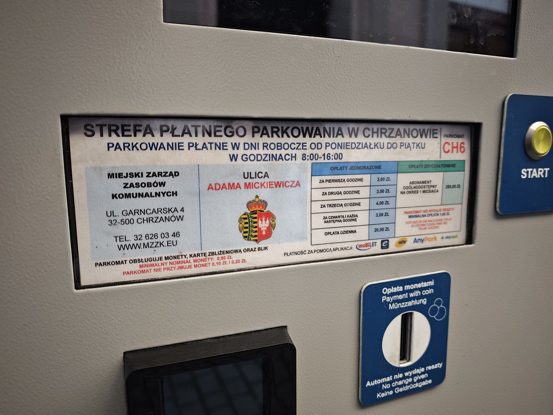 Z roku na rok rozrasta się strefa płatnego parkowania w Chrzanowie