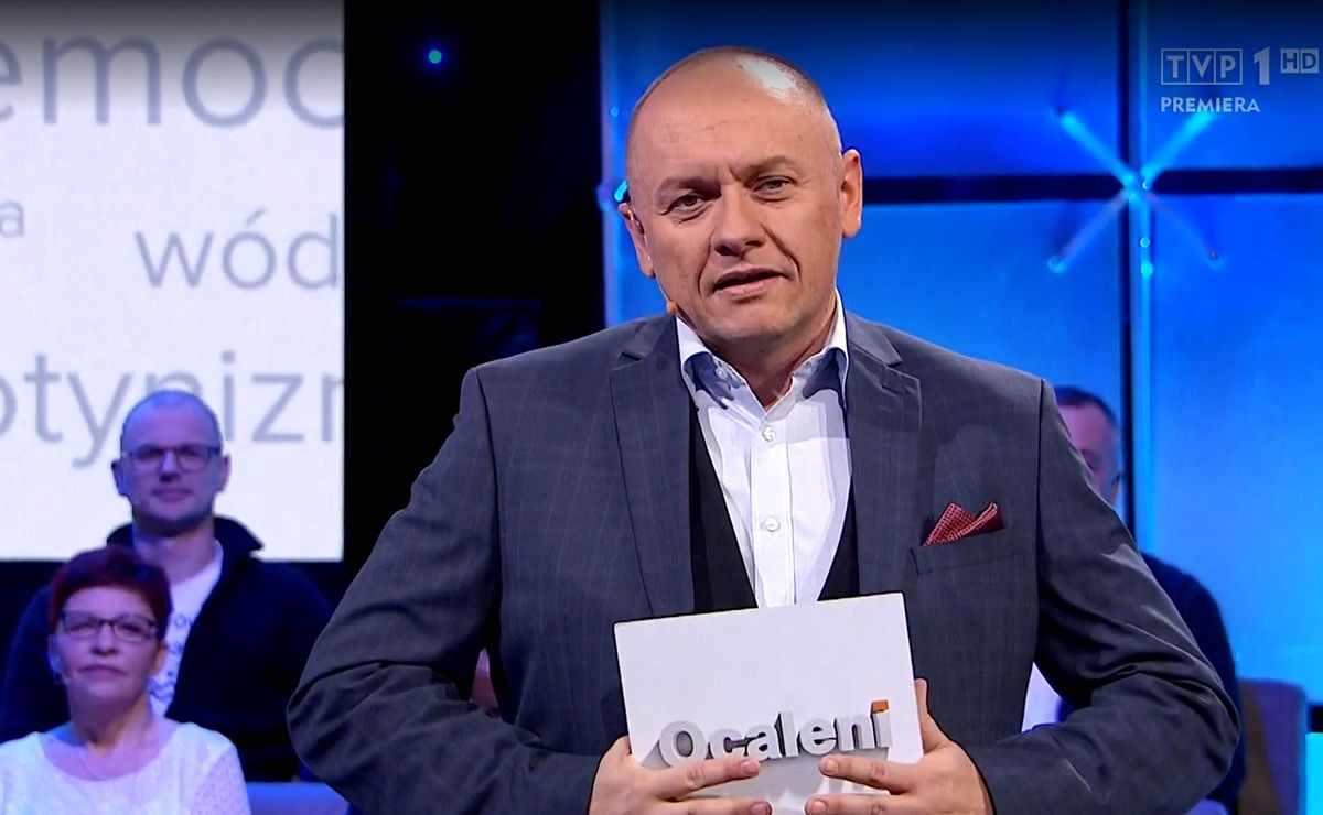 Rafał Porzeziński był gospodarzem programu TVP "Ocaleni"
