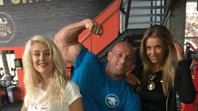Burneika trenował z seksowną modelką. Mamy zdjęcia i film