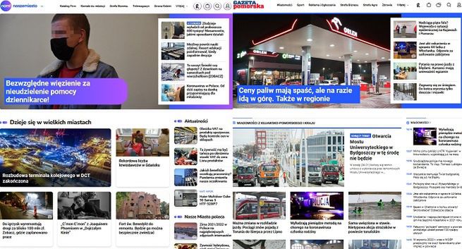 Nasze Miasto znów liderem serwisów regionalnych, Pomorska.pl przed witryną „Dziennika Zachodniego”