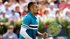 Nick Kyrgios przeprosił za obsceniczny gest. Ale nie rozumie kary, jaką otrzymał