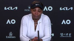 Serena Williams zalała się łzami. Po tym pytaniu nie była w stanie zapanować nad emocjami