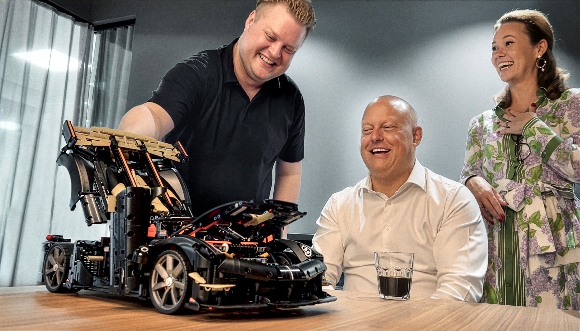 Christian von Koenigsegg był pod wrażeniem nowego zestawu Lego.