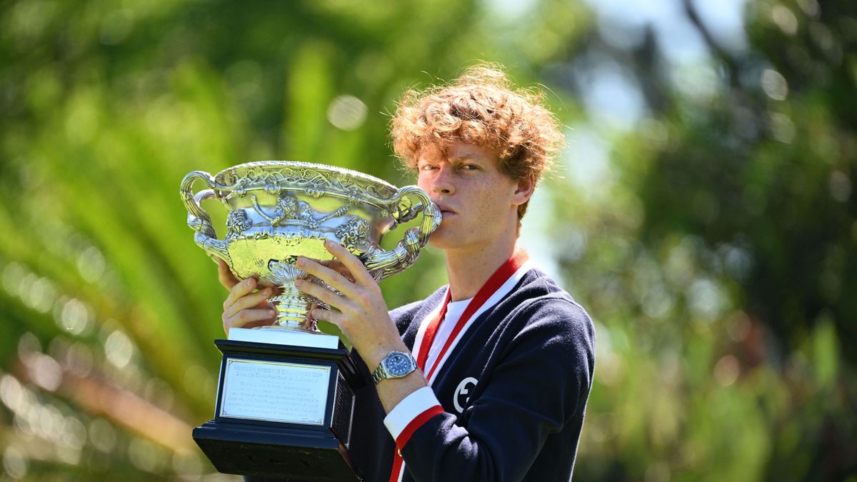 PAP/EPA / James Ross / Na zdjęciu: Jannik Sinner, mistrz Australian Open 2024