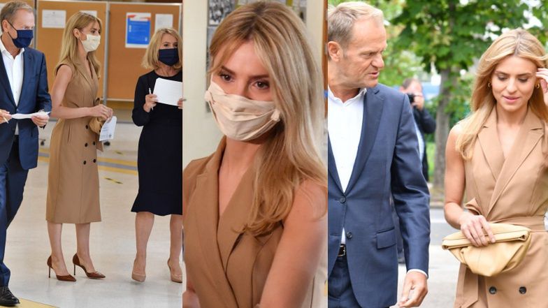 Donald Tusk z rodziną głosuje w wyborach prezydenckich