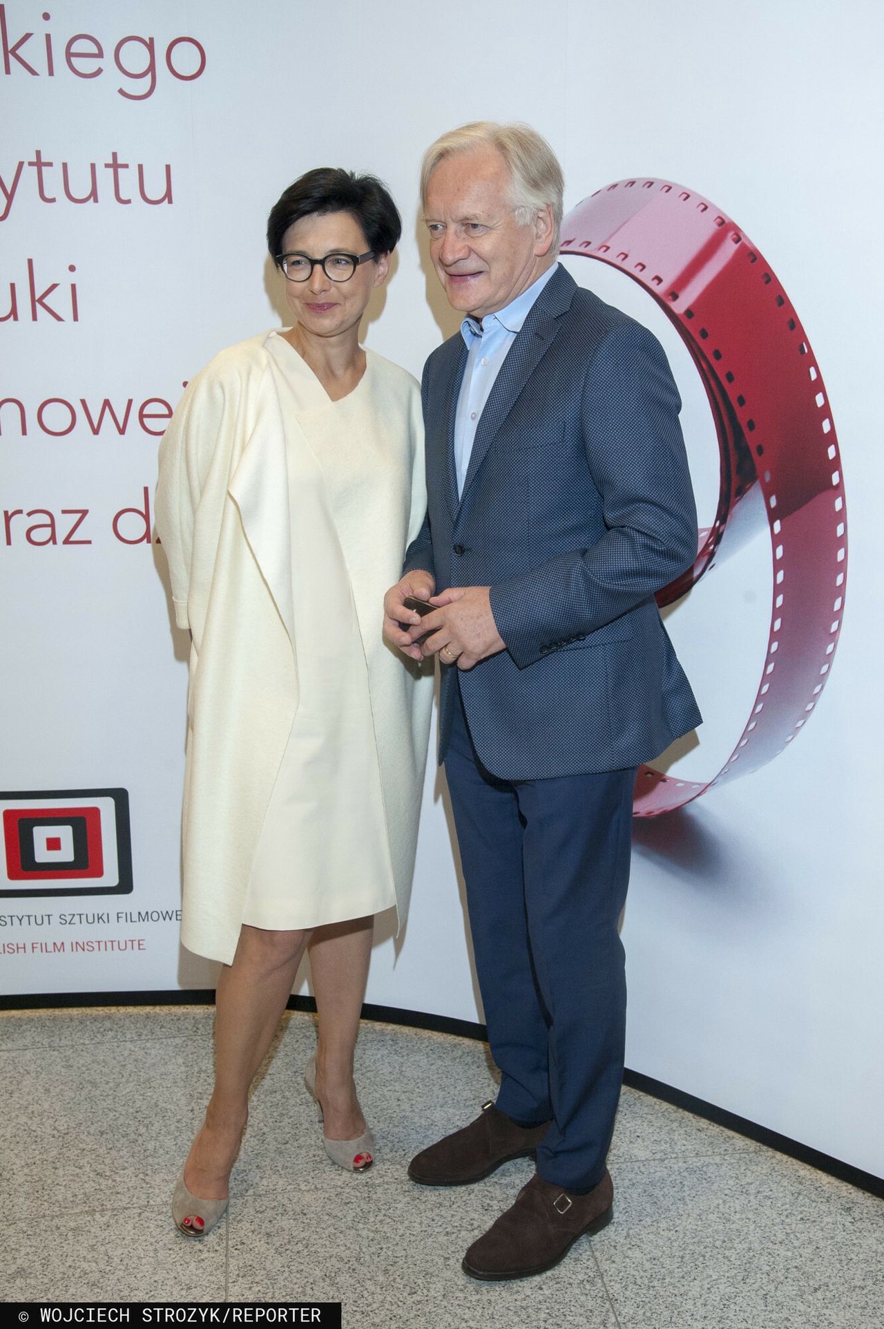 Anna Sienkiewicz-Rogowska i Andrzej Seweryn na festiwalu filmowym w Gdyni 