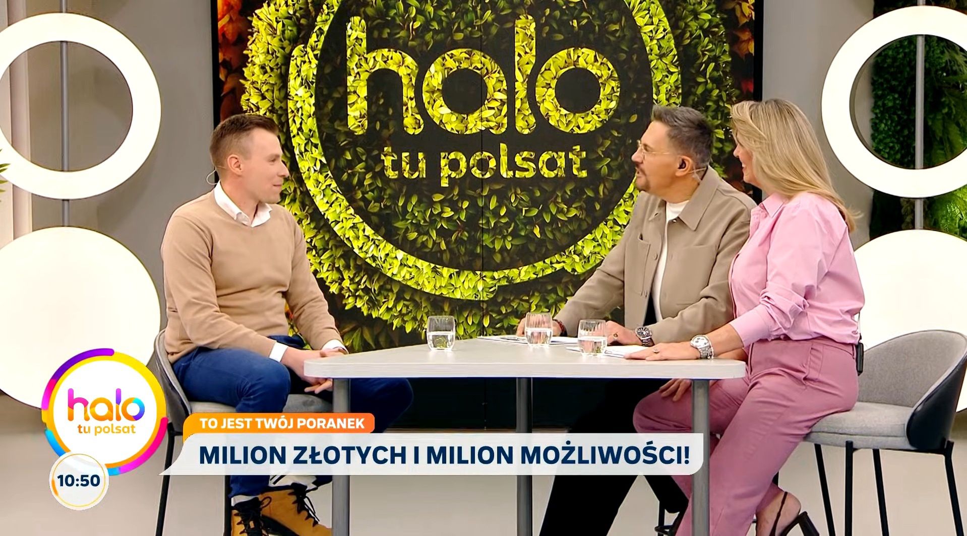 Bartosz Radziejewski z "Milionerów" w  "Halo, tu Polsat"