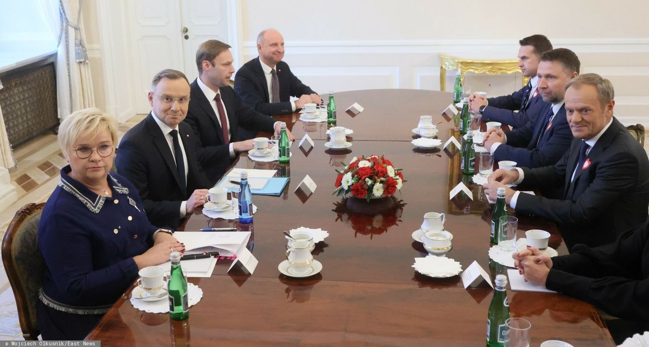 Konsultacje w Pałacu. Nie tego spodziewał się Donald Tusk