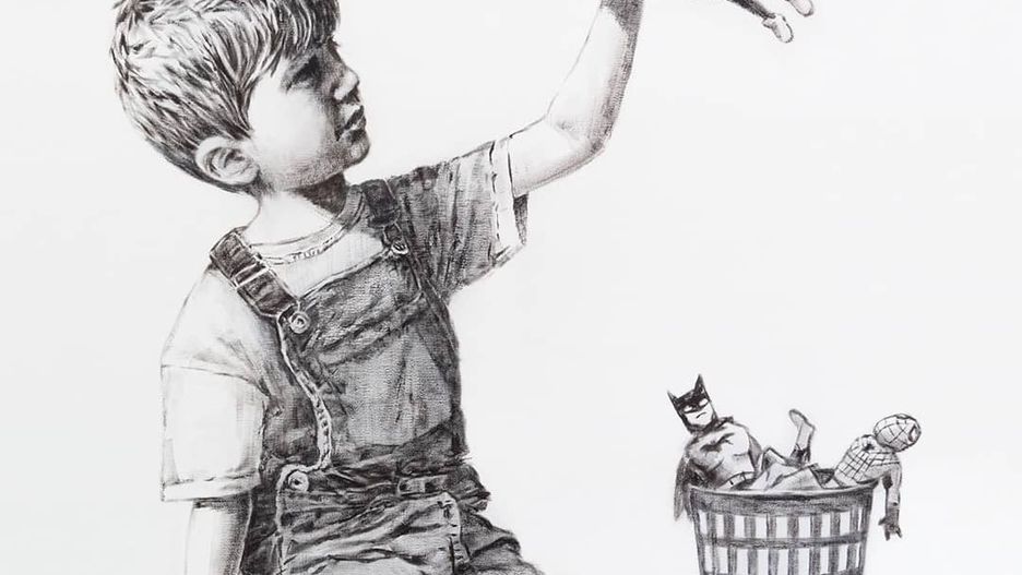 Banksy i jego grafika "Game Changer"