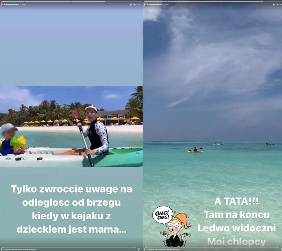 Izabela Janachowska na wakacjach 