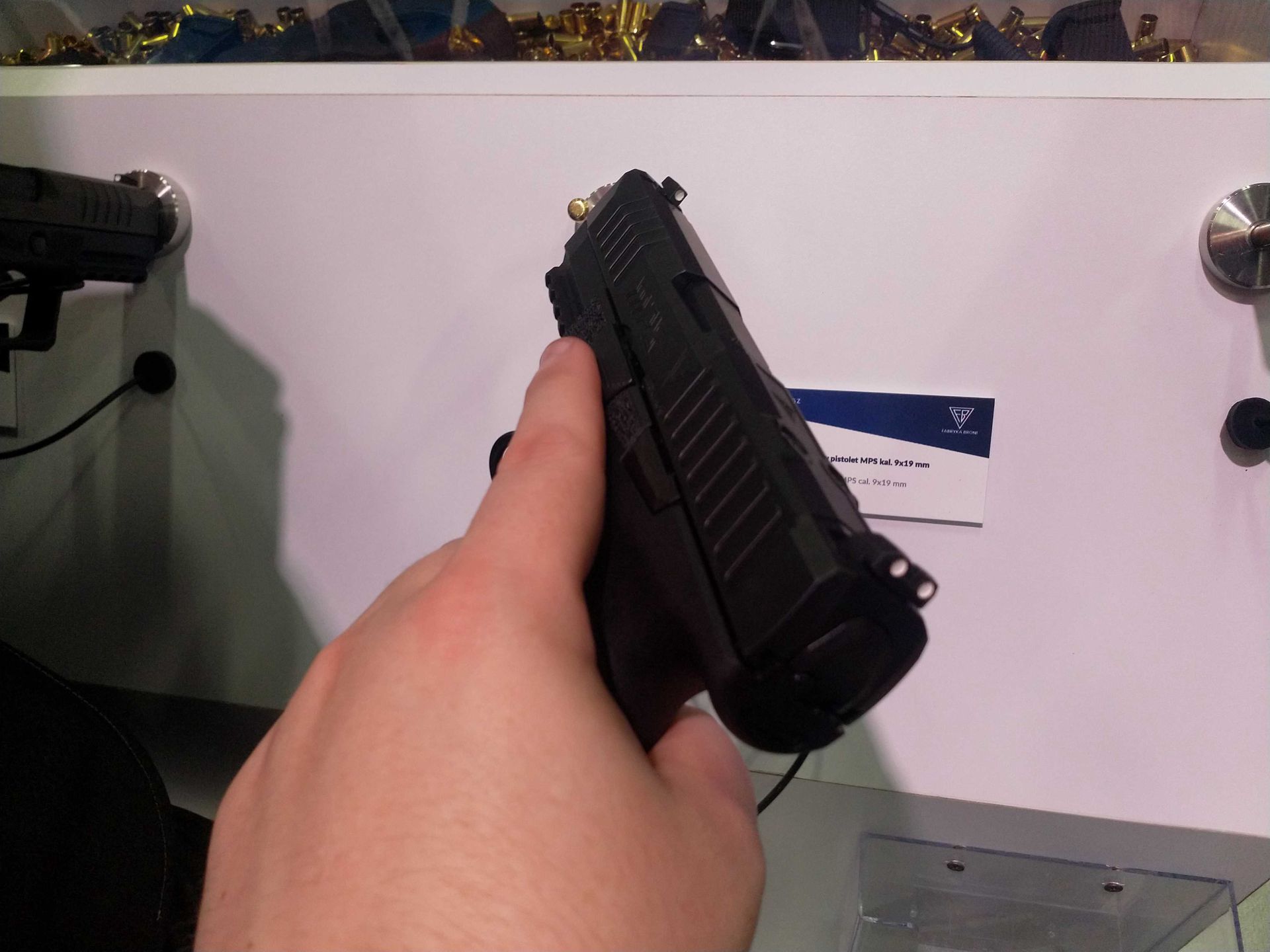Nowy pistolet Fabryki Broni MPS pokazany na targach MSPO 2023,