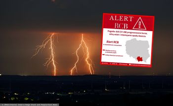 Mieszkańcy otrzymali SMS. RCB i IMGW ostrzegają