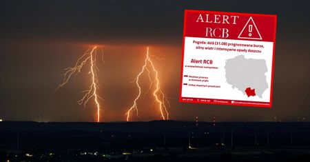Mieszkańcy otrzymali SMS. RCB i IMGW ostrzegają