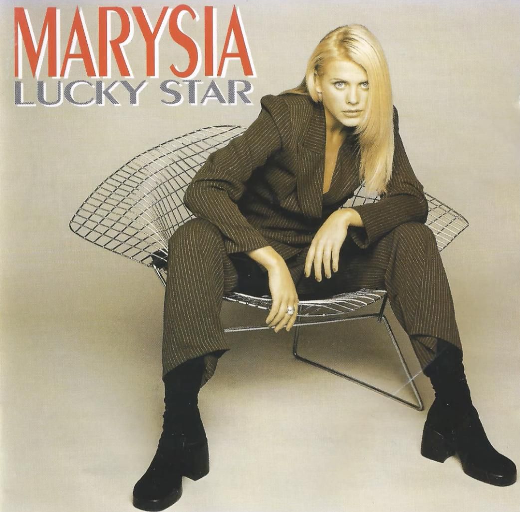 Maria Sadowska – okładka międzynarodowej płyty "Lucky star"