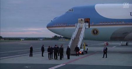 Prezydent Obama przybył na spotkanie z liderami Estonii, Łotwy i Litwy
