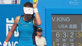 Tenis, WTA, Shenzhen, 2. runda: V. King - J. Konta (mecz)