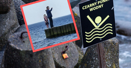 "Ojciec roku" przyłapany nad Bałtykiem. "A potem płacz i lament"