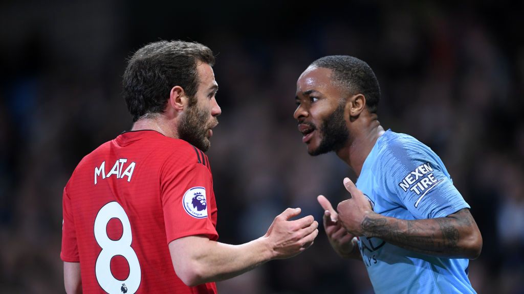 Juan Mata (z lewej), Raheem Sterling