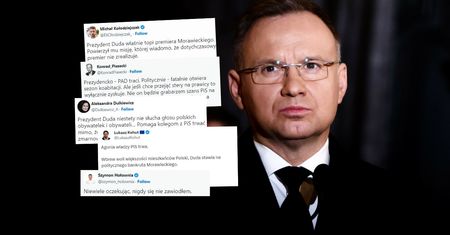 Lawina komentarzy po ruchu Dudy. Ironiczny wpis Hołowni