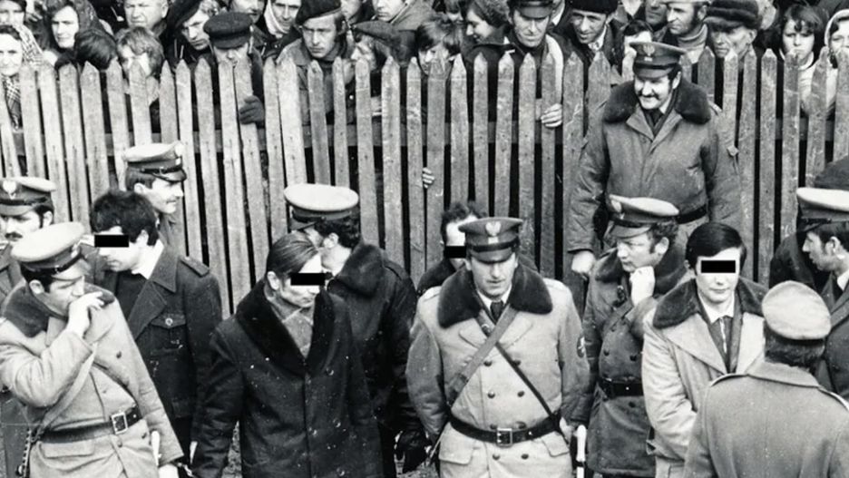 Kilka dni przed wykonaniem wyroku śmierci na Janie Sojdzie i Józefie Adasiu we wsi przeprowadzono wizję lokalną z udziałem oskarżonych. Przyszła cała wieś. 