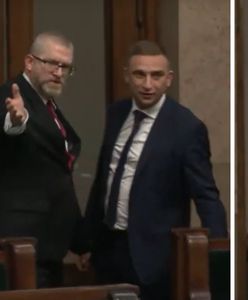 Bąkiewicz wyproszony z sali plenarnej Sejmu. Interweniował Braun