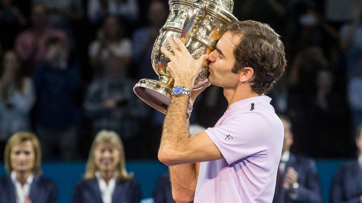 Roger Federer, zwycięzca turnieju w Bazylei 2017